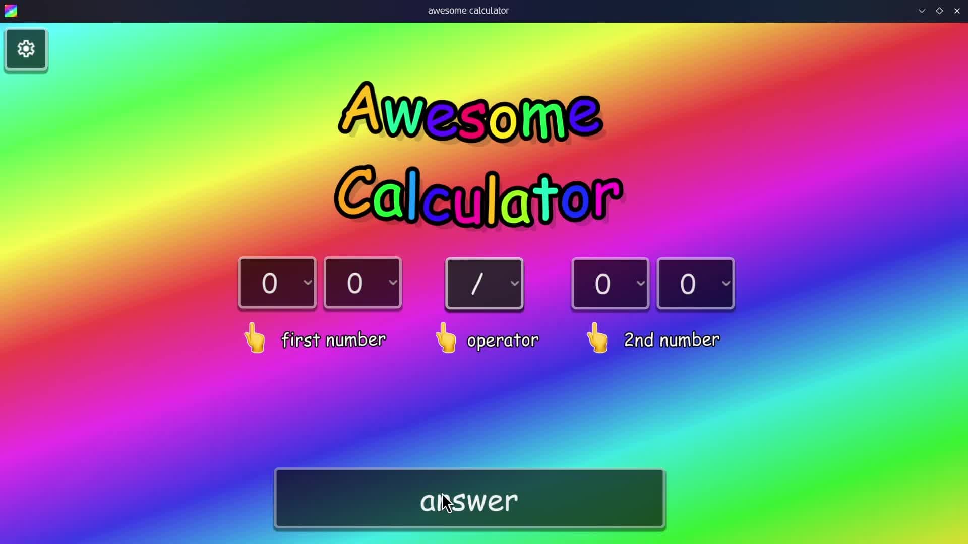 Awesome Calculator I Found
